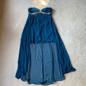 Windsor Blue High Low Dress